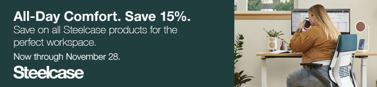 Save 15% on select Steelcase products!