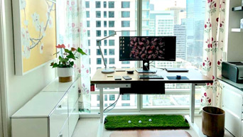 UPLIFT V2 Solid Wood Standing Desk