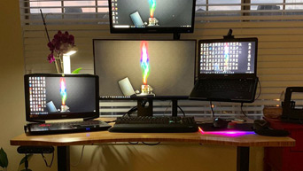 UPLIFT V2 Bamboo Standing Desk