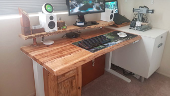 UPLIFT V2 Solid Wood Standing Desk