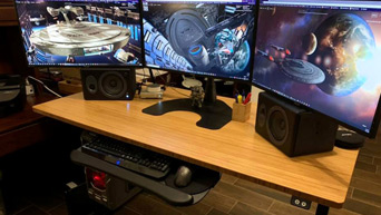 UPLIFT V2 Bamboo Standing Desk