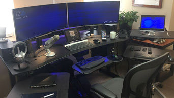 UPLIFT V2 Ergo-Edge Curve Standing Desk
