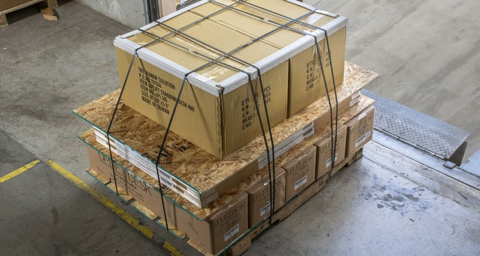 Human Solution freight shipping pallet