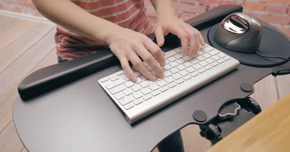 Introducing The Uplift Large Keyboard Tray Human Solution