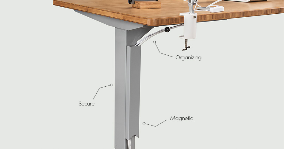 The Magnetic Cable Organizing Channel By Uplift Desk Hides And