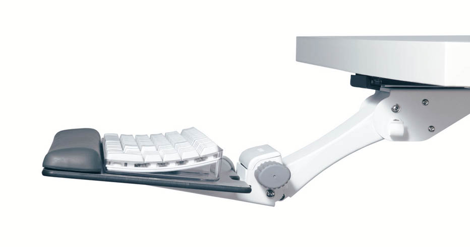 Sit Stand Workstation Solutions Is An Above Desk Keyboard Tray